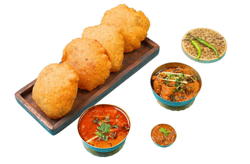  Bedmi Puri With Subzi 